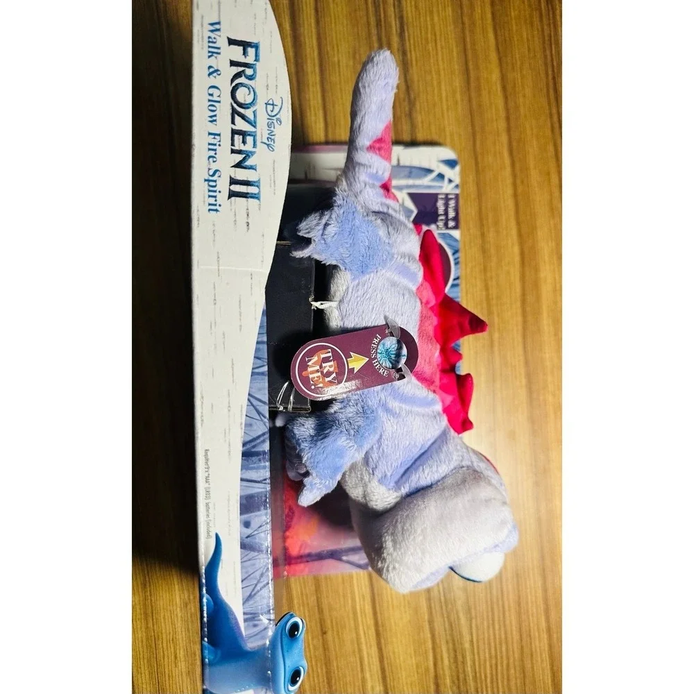 Disney Frozen II Walk & Glow Fire Spirit Bruni Plush Toy Just Play 32731 Rare